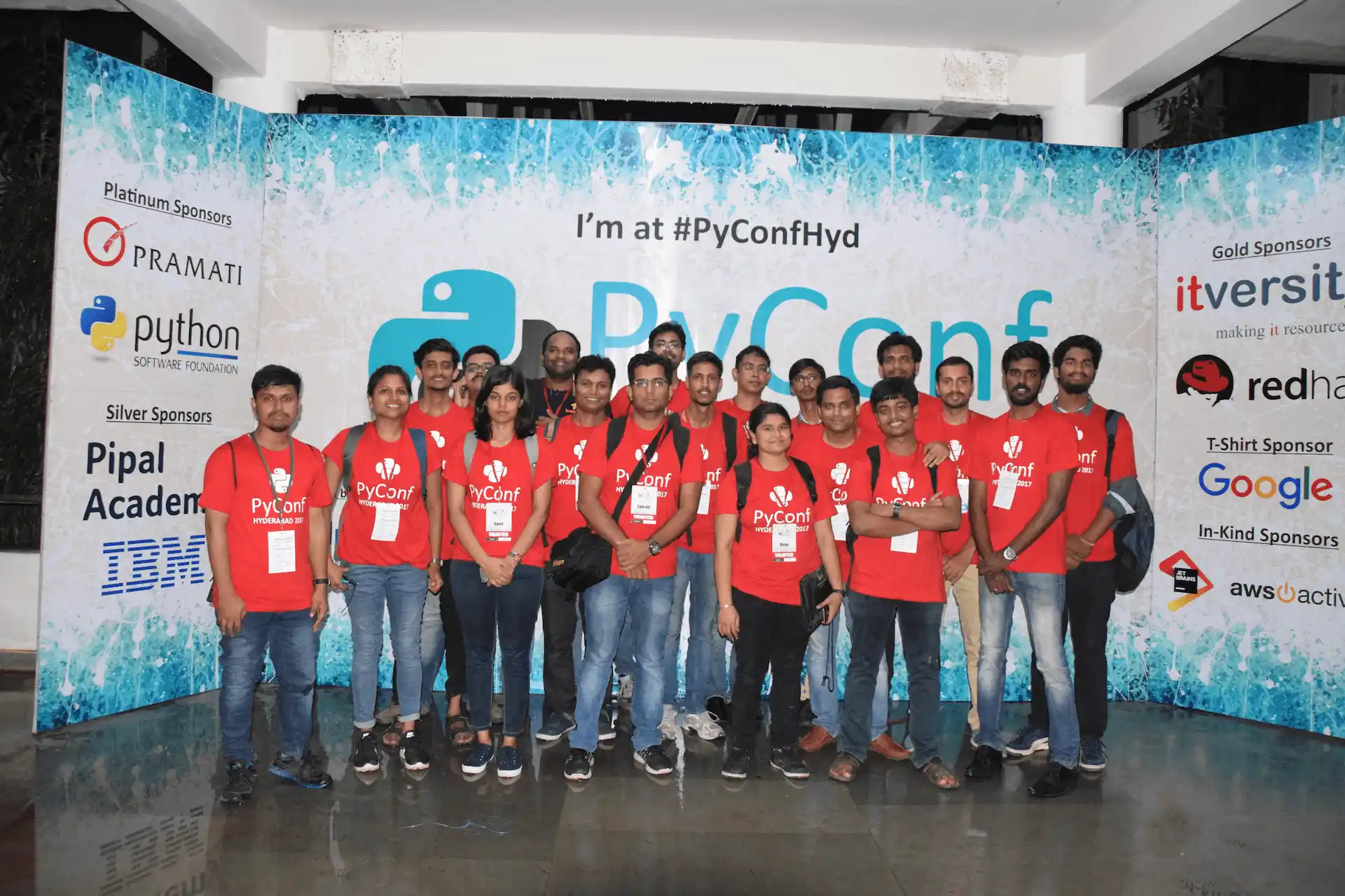 PyConf Hyderabad 2025 volunteers picture